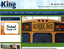 Tablet Screenshot of friendsofking.com
